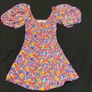 Floral mini dress